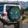 Banana Palm Monstera Tropical Leaves Gold Accents Spare Tire Cover - 3