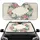 Lush Blooming Peonies Camellias Botanical Garden Flowers - Nature Lover Gift Car Sunshade - 1
