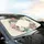 Lush Blooming Peonies Camellias Botanical Garden Flowers - Nature Lover Gift Car Sunshade - 6
