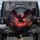 Powerful Black Draconic Steed Skulls Volcanic Landscape - Dark Fantasy Fan Gift Spare Tire Cover - 1