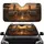 Pioneer Wagons Campfire Western Sunset - Adventure Travel Gift Car Sunshade - 1