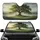 Weeping Willow Tree Golden Sun Rays Grassy Hillside Landscape - Nature Lover Gift Car Sunshade - 1