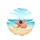 Starfish Conch Seashells Beach Ocean Clouds Spare Tire Cover - 4