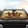 Four Laughing Horses Driving with Sunglasses - Joyful Road Trip Travel Gift Car Sunshade - 4