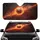 Flaming Baseball Fireball with Billowing Smoke and Sparks - Game Day Sports Fan Gift Car Sunshade - 1