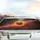 Flaming Baseball Fireball with Billowing Smoke and Sparks - Game Day Sports Fan Gift Car Sunshade - 5