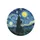 Dark Cypress Tree Swirling Night Sky Crescent Moon Stars Village - Star Gazer Gift Spare Tire Cover - 4