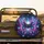 Skull Butterfly Wings Cosmic Nebula Swirling Energy Starry Sky - Automotive Decor Gift Spare Tire Cover - 2