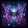 Skull Butterfly Wings Cosmic Nebula Swirling Energy Starry Sky - Automotive Decor Gift Spare Tire Cover - 6