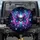 Skull Butterfly Wings Cosmic Nebula Swirling Energy Starry Sky - Automotive Decor Gift Spare Tire Cover - 1
