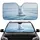 Majestic Arctic Fox Shimmering Ice Tundra - Winter Wildlife Lover Gift Car Sunshade - 1