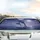 Dolphins Leaping Ocean Stars Full Moon - Sea Life Lover Gift Car Sunshade - 5