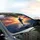Majestic Killer Whale Leaping Turbulent Ocean Sunset Sky - Marine Wildlife Lover Gift Car Sunshade - 6