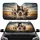 Joyous Diverse Dog Pack Golden Prairie Road Trip - Dog Lover Travel Gift Car Sunshade - 1