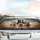 Joyous Diverse Dog Pack Golden Prairie Road Trip - Dog Lover Travel Gift Car Sunshade - 5