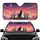 Regal Black Cat Celestial Twilight Crescent Moon Stars - Serene Decor Gift for Cat Lovers Car Sunshade - 1