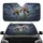 Purple Golden Iris Dewdrop Flowers Swirling Sky - Nature Lover Gift Car Sunshade - 1