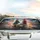 Panicked Chickens Driving Through High Speed Chaos - Road Trip Fun Accessory Car Sunshade - 5