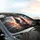 Panicked Chickens Driving Through High Speed Chaos - Road Trip Fun Accessory Car Sunshade - 6