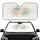 Lush Woven Botanical Floral Gold Accents - Everyday Luxury Style Car Sunshade - 1