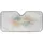 Lush Woven Botanical Floral Gold Accents - Everyday Luxury Style Car Sunshade - 3