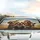 Five Happy Expressive Dogs Sun-Drenched Rolling Hills Landscape - Pet Lover Gift Car Sunshade - 5