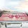 Pink Ribbon Bow Floating Hearts Glitter - Daily Driving Accessory Car Sunshade - 5