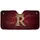 Majestic Golden Letter R King Crown Diamonds Red Velvet - Luxury Car Interior Decor Gift Car Sunshade - 3