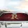 Majestic Golden Letter R King Crown Diamonds Red Velvet - Luxury Car Interior Decor Gift Car Sunshade - 5