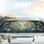 Luminescent Butterflies Fantastical Flowers Ancient Forest - Nature Lover Gift Car Sunshade - 5