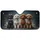 Black White Caramel Poodles Bows & Collars Teal Charcoal Background - Pet Lover Car Decor Gift Car Sunshade - 3