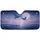 Manta Ray Ocean Night Sky Full Moon - Fantasy Ocean Lover Gift Car Sunshade - 3