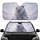 White Lion Ethereal Feathers Celestial Sky - Wildlife Lover Mystical Decor Gift Car Sunshade - 1