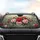 Red Pink Roses Green Teal Leaves Botanical Garden Floral Clusters - Everyday Car Accessory Car Sunshade - 4