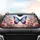Iridescent Butterfly Pink Peach Floral Blooms Garden Backdrop - Wildlife Lover Gift Car Sunshade - 4