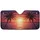 Setting Sun Ocean Palm Trees Tropical Scene Car Sunshade - 3