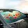 Diverse Floral Wildflower Garden - Decor Gift for Gardeners & Nature Lovers Car Sunshade - 6