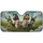 Grinning Farm Animals Sunglasses Pasture Wildflowers - Farmhouse Animal Lover Gift Car Sunshade - 3