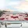 Glossy Ripe Red Cherries Green Leaves - Decor Gift for Fruit Lover Car Sunshade - 5