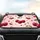 Glossy Ripe Red Cherries Green Leaves - Decor Gift for Fruit Lover Car Sunshade - 4