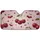 Glossy Ripe Red Cherries Green Leaves - Decor Gift for Fruit Lover Car Sunshade - 3