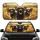 Black Labrador Dogs Golden Hour Landscape - Outdoor Adventure Dog Lover Gift Car Sunshade - 1