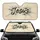 Jesus Brush Script Ink Splatter - Faithful Lifestyle Gift Car Sunshade - 1