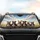 Six Smiling Pit Bull Terriers Outdoor Sun-Kissed Grass Sky - Dog Lover Gift Car Sunshade - 4