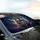 Majestic Powerful Tiger Head Fierce Gaze Cosmic Nebula Galaxy - Wildlife Lover Gift Car Sunshade - 6
