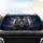Majestic Powerful Tiger Head Fierce Gaze Cosmic Nebula Galaxy - Wildlife Lover Gift Car Sunshade - 4