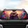 Elderly Couple Embracing Fantastical Flowers - Decor Gift for Grandparents Car Sunshade - 4