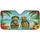Tropical Beach Turtles Hibiscus Palm - Beach Vacation Gift Car Sunshade - 3