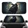 Black Raven Swirling Botanical Orange Gold Teal Flowers - Nature Lover Gift for Bird Lover Car Sunshade - 1