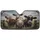 Curious Farm Cows Rustic Setting - Farmhouse Decor Gift for Cow Lover Car Sunshade - 3